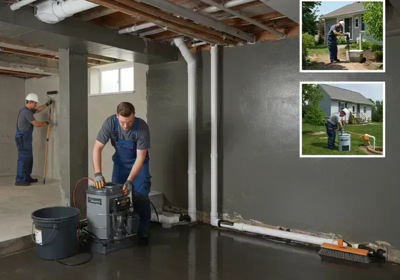 Basement Waterproofing and Flood Prevention process in Waynesville, MO